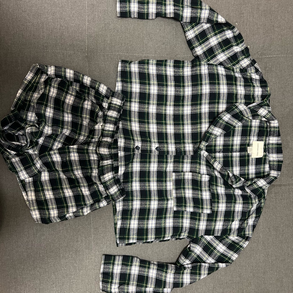 flannel pajama set